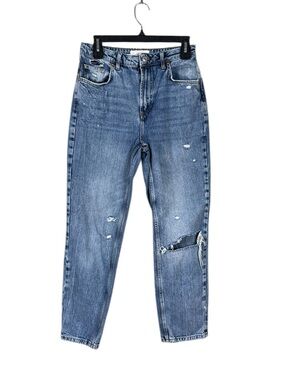 We The Free Women High Rise Jeans Size 27 Festival Distressed Straight Essential